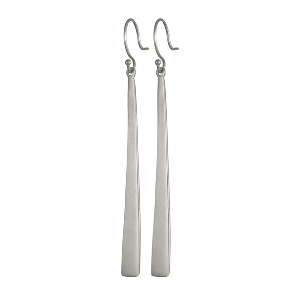 Me & Ro Flattened Earrings Layered outlet Sterling Silver