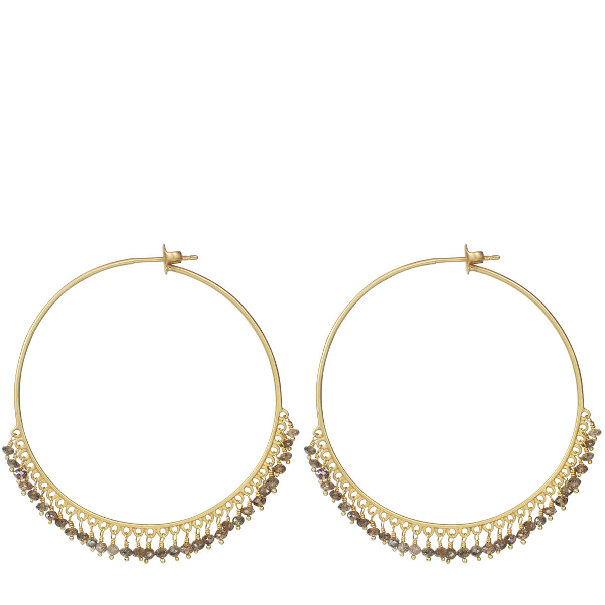 9ct gold hot sale dreamcatcher earrings