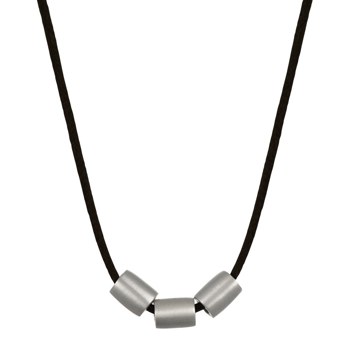 Carnelian Black Cord Necklace | En Route Jewelry