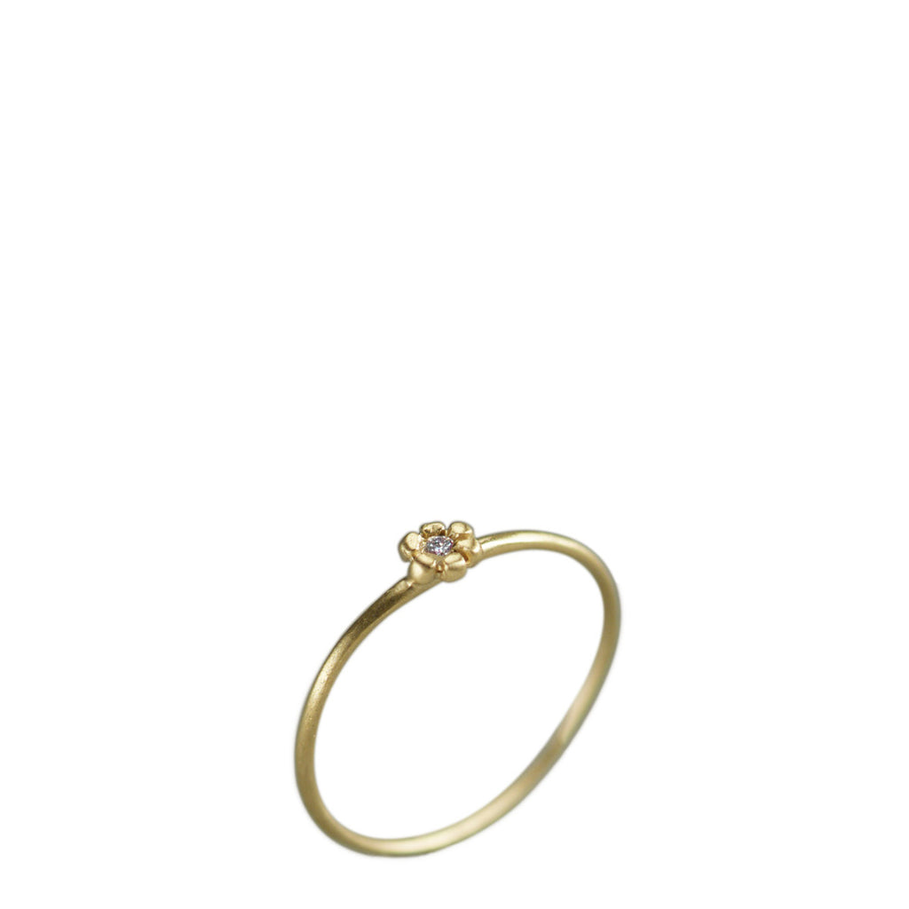 18K Yellow Gold shops Floral Dream Catcher Ring